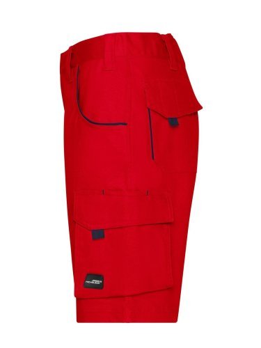 Arbeitsbermudas aus Canvas mit Taschen und reflektierenden Elementen