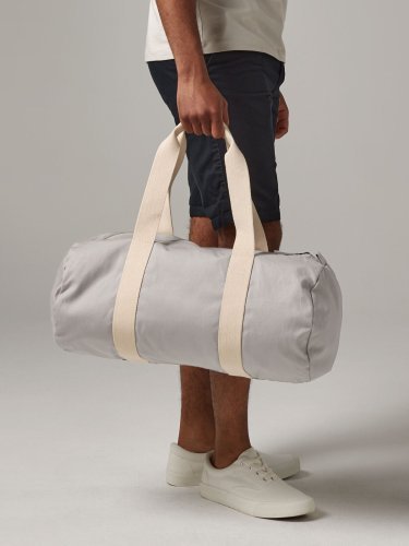 Sac de voyage EarthAware™ en coton biologique 20L, beige écologique