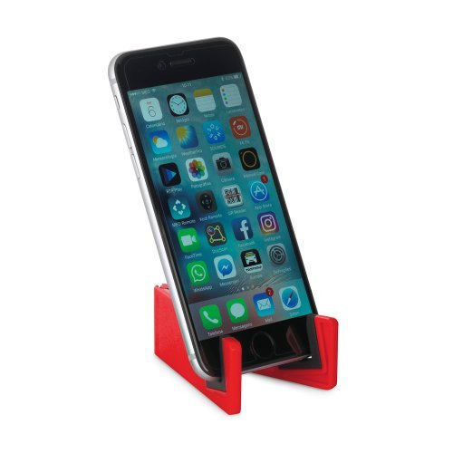 Supporto cellulare pieghevole in ABS, leggero 15g, nero compact