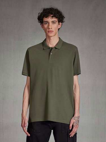 Polo uomo B&C Inspire cotone organico, medium fit, no label