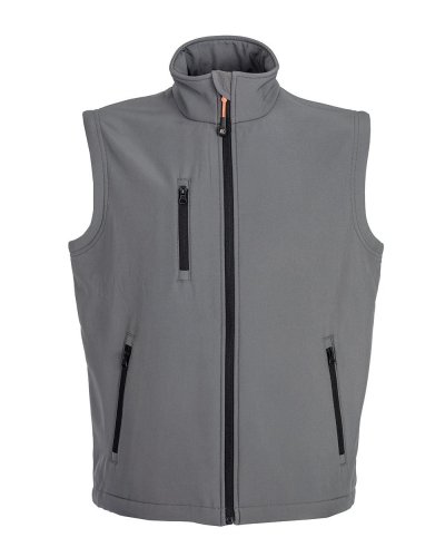 Gilet Tarvisio in soft shell a due strati impermeabile Grey