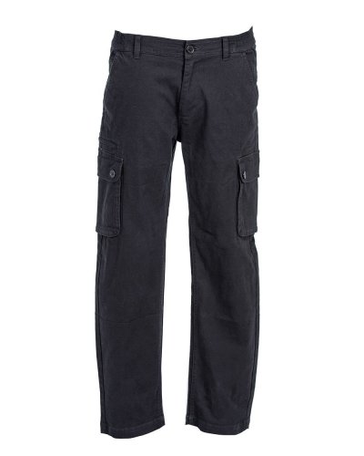 Pantalone France multitasche elasticizzato Black