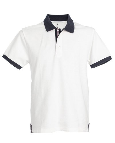 Polo manica corta Nizza White