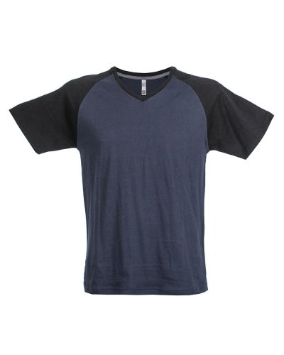 T-shirt uomo collo a V Alicante Navy