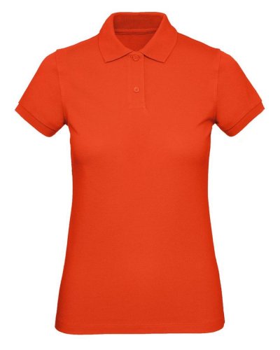 Polo Inspire donna - B&C Collection fire red