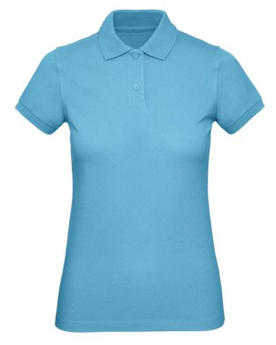 Polo Inspire donna - B&C Collection Very Turquoise