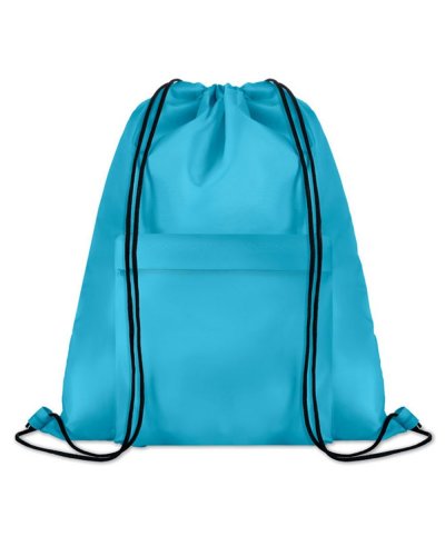 Sacca in poliestere Pocket Shop Turchese