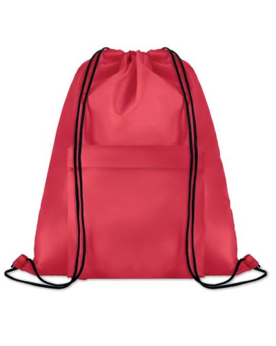 Sacca in poliestere Pocket Shop Rosso