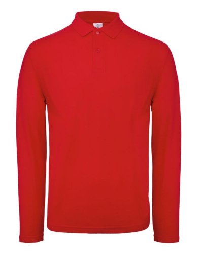 Polo maniche lunghe Red