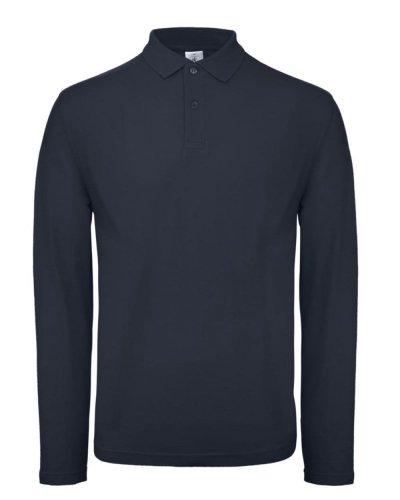 Polo maniche lunghe Navy