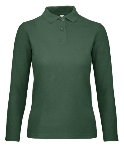 Polo donna maniche lunghe