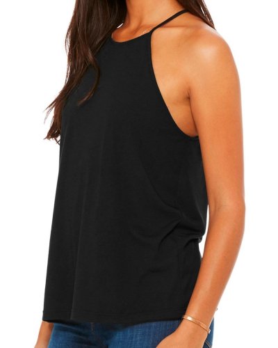 Canottiera Women's Flowy High Neck Tank
