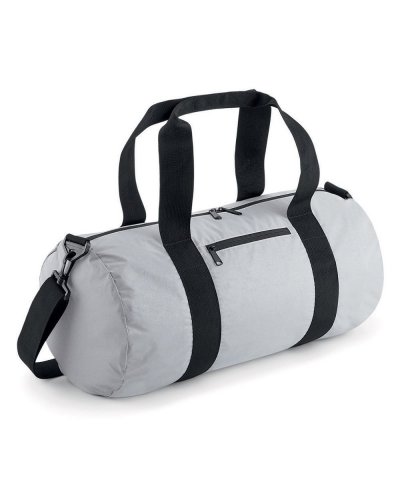Borsa Reflective Barrel Bag Silver Reflective