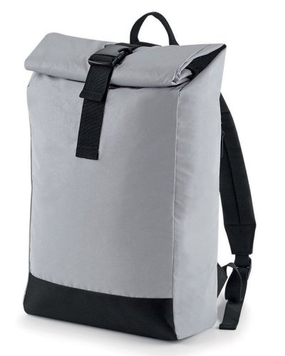 Zaino riflettente Roll-Top Silver Reflective