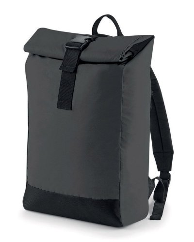 Zaino riflettente Roll-Top Black Reflective