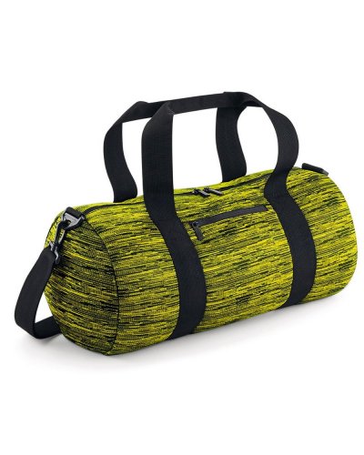Borsa Duo Knit Barrel Bag Electric Yellow/Black