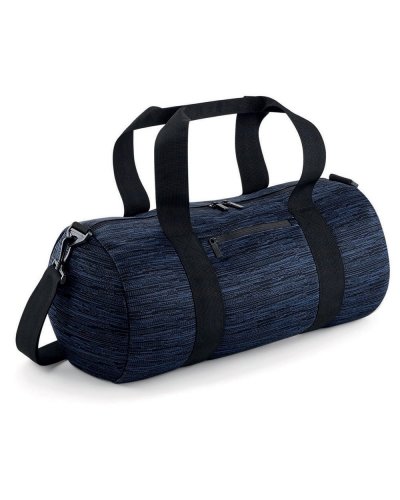 Borsa Duo Knit Barrel Bag Navy/Black