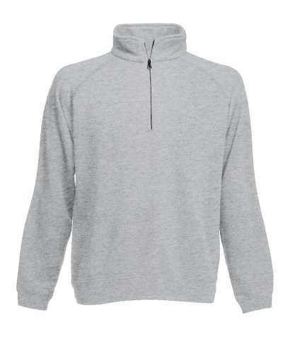 Felpa mezza zip - Sirio Grey heather