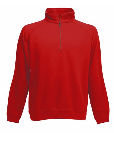 Felpa mezza zip - Sirio Red