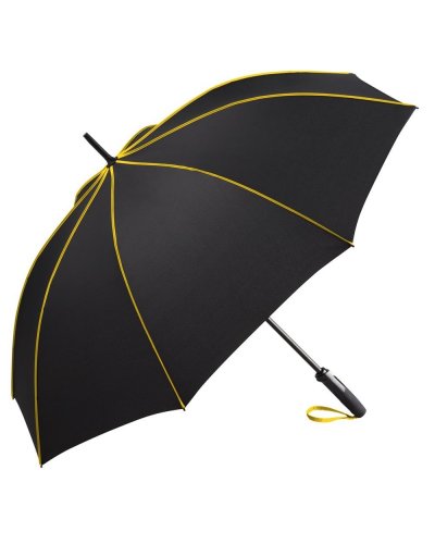 AC midsize umbrella FAREÂ®-Seam Black-Yellow