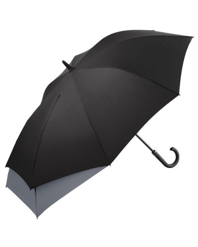 Parapluie midsize AC FARE-Stretch Black-Light grey
