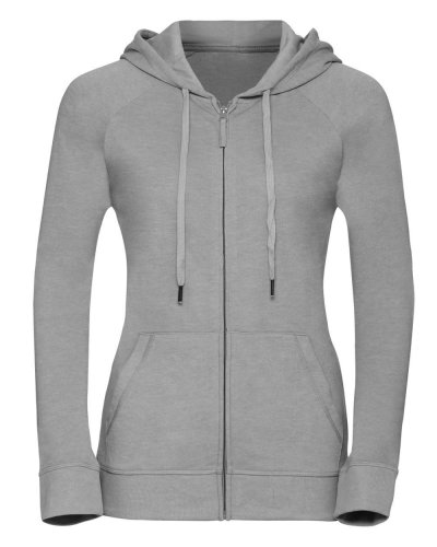 Felpa donna con cappuccio e zip HD Grey Marl