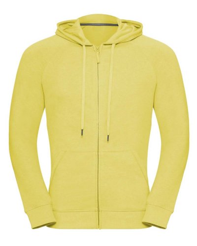 Felpa con cappuccio e zip HD Yellow Marl