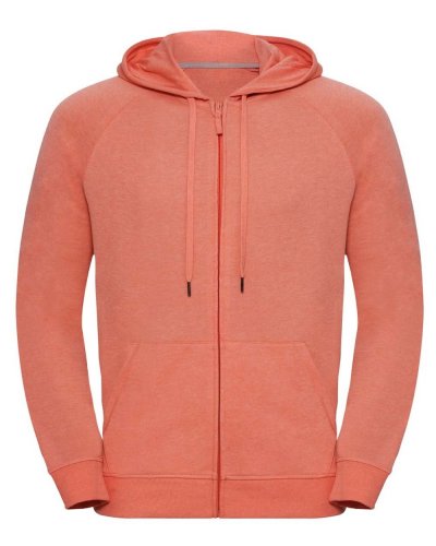 Felpa con cappuccio e zip HD Coral Marl