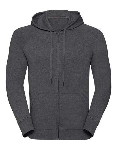 Felpa con cappuccio e zip HD Grey Marl