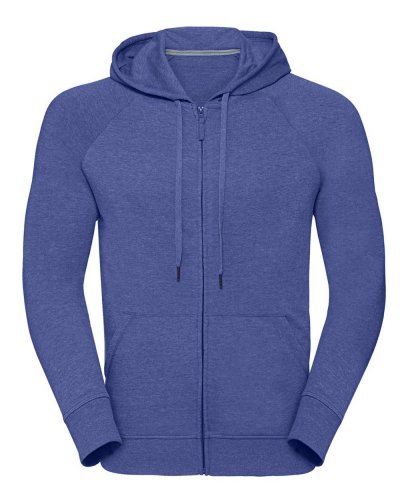 Felpa con cappuccio e zip HD Blue Marl