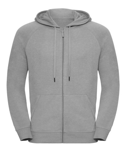 Felpa con cappuccio e zip HD Silver Marl