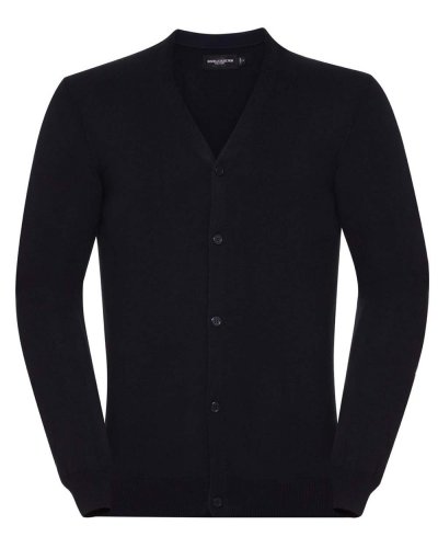 Men's V-Neck Knitted Cardigan French Navy