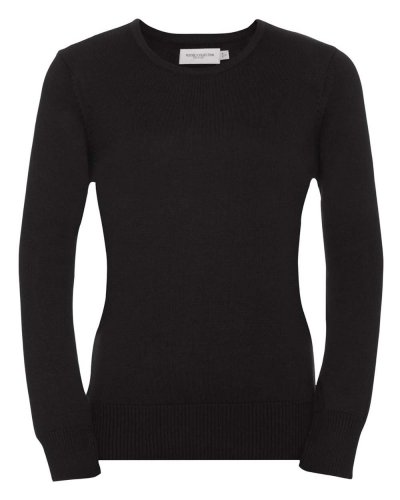 Pullover girocollo donna Nero