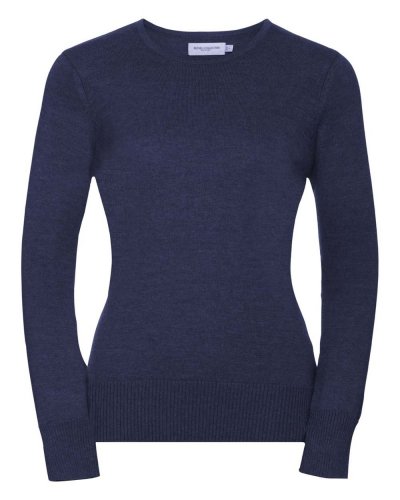 Pullover girocollo donna Denim Marl