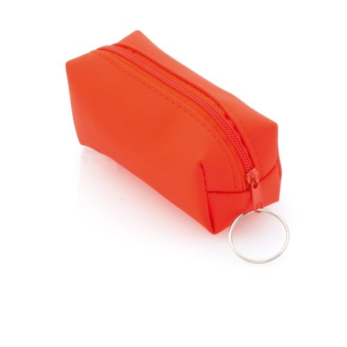 Pochette con cerniera Kent Rosso