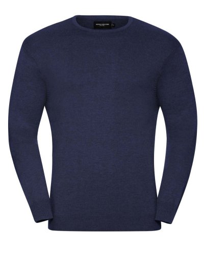 Pullover girocollo uomo Denim Marl