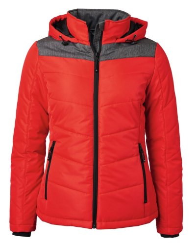 Ladies' Winter Jacket Red/Anthracite-Melange