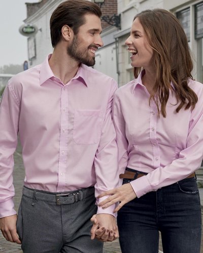 Camicia Longsleeve in micro Twill