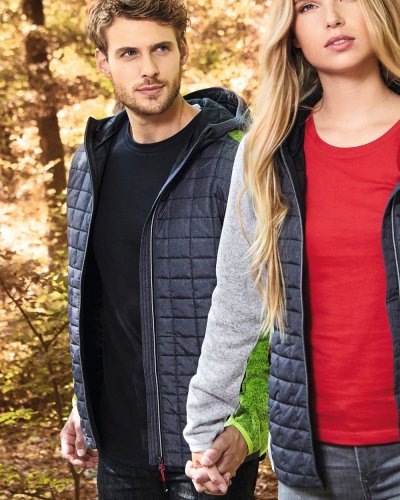 Men's Knitted Hybrid Jacket