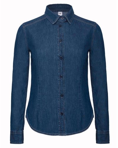 Camicia Dnm Vision donna Deep Blue Denim