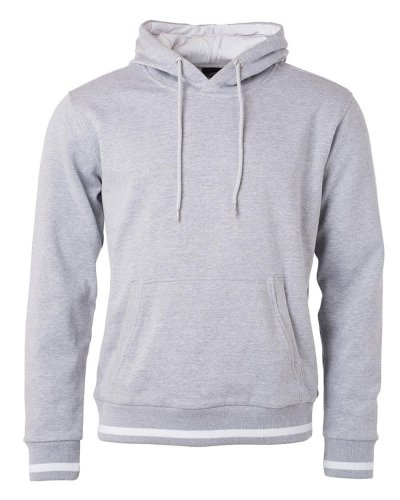 Men's Club Hoody Grey-Heather/White