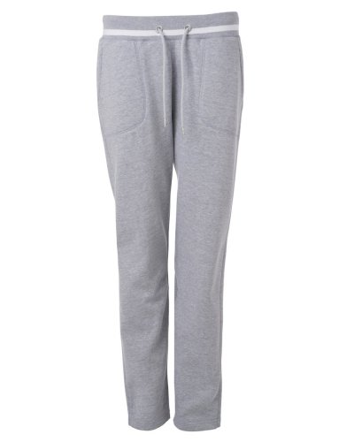 Pantaloni da jogging donna Grey-Heather/White