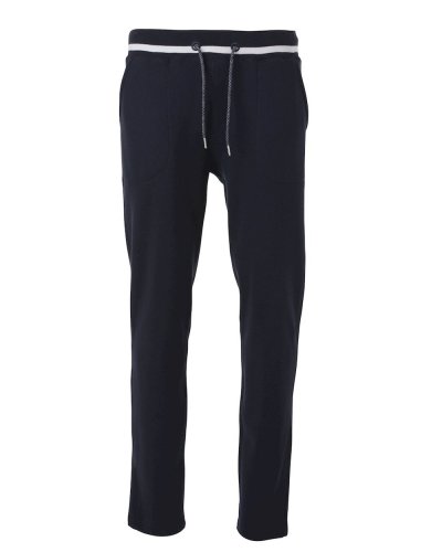 Pantaloni da jogging felpati uomo Navy/White