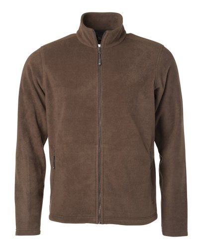 Men's  Fleece Jacket Brown