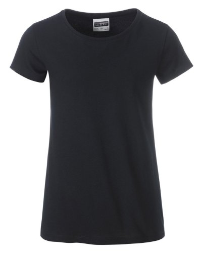 T-shirt basic t ragazza Black