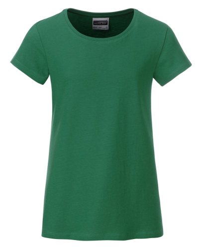 T-shirt basic t ragazza Irish Green