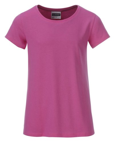 T-shirt basic t ragazza Pink