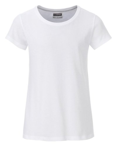 T-shirt basic t ragazza White