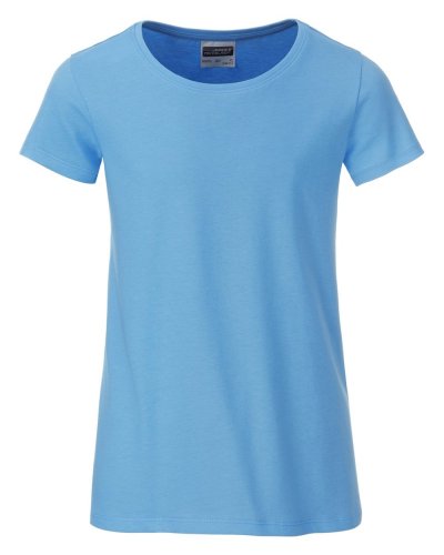 T-shirt basic t ragazza Sky Blue
