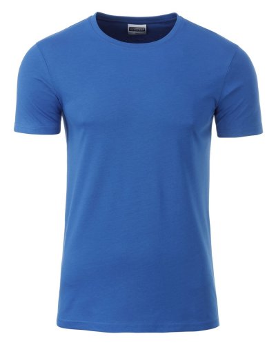T-shirt basic t uomo cotone organico Cobalt